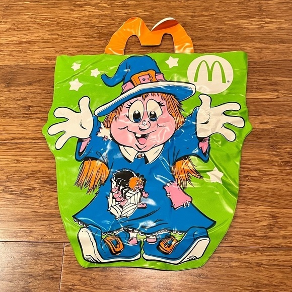 Vintage McDonalds Trick or Treat Bag 1990 Scare crow - Picture 4 of 11